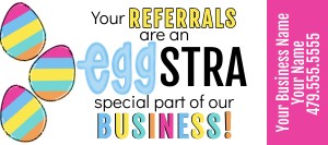 HT387 - EGGstra Referral Tags design preview
