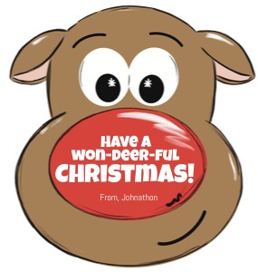 HTX071 - wonDEERful Christmas Rudolph Favor design preview