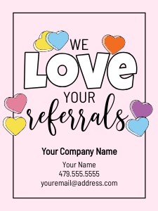 VAL071a - Love your Referrals design preview