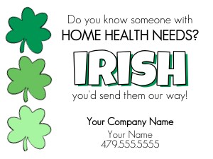 HT426 - Irish Referral Tag design preview