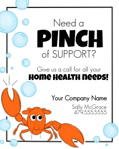 HT438 - Lobster Home Health Referral Tag: HT438 - Lobster Home Health Referral Tag