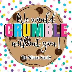 HT284b - Crumble without You Tag design preview