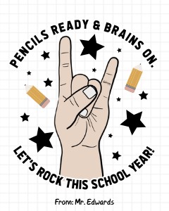 HT-BTS015 - Rock this school year gift tag design preview