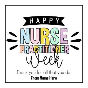 HT027b - Nurse Practitioner Week Gift design preview