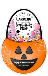 GC031 - Jack-o-lantern Gift Card Holder design preview