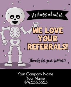 HT-HAL024b - Skeleton Referral Tag design preview