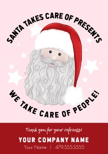 HTX007 - We take care of people_Santa_Referral Tag design preview