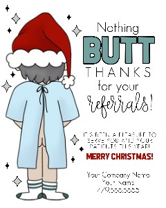 HTX013 - Nothing Butt Thanks Referral Tag design preview