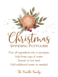 HTX018a - Potpourri Simmer Pot Gift Ta design preview