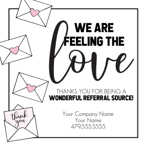 VAL030 - Feeling the Love - Referral Tag design preview