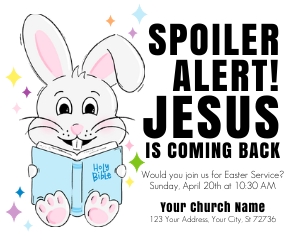 HT041 - Jesus is Coming Back 4x5 inch card design preview