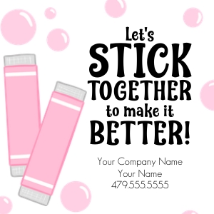 HT045 - (gum) Stick Together Tag: HT045 - (gum) Stick Together Tag
