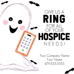 Printable Halloween Referral Tag design preview