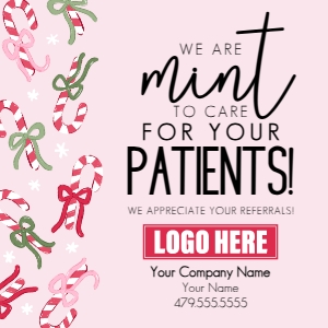 HTX078 - Candy Cane Patient Care Referral Tag design preview