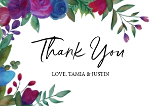 Midnight Radiance Thank You: Midnight Radiance Thank You Card