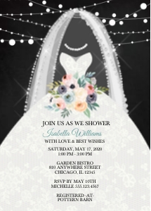 Bridal Dress Invitation - 1: Bridal Dress Invitation - 1