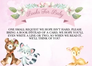 Forest Babies Baby Shower Books for Baby - Girl: Forest Babies Books For Baby -2