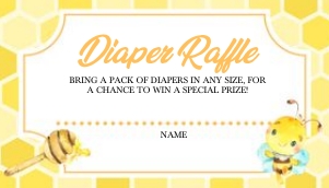 Bee Diaper Raffle -3: Bee Diaper Raffle -3