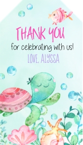 Splash Favor Tag -2: Splash Favor Tag -2
