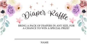 Magical Unicorn Diaper Raffle -1: Magical Unicorn Diaper Raffle