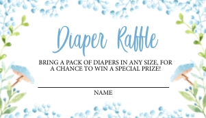 Elephant Diaper Raffle -1: Elephant Diaper Raffle -1