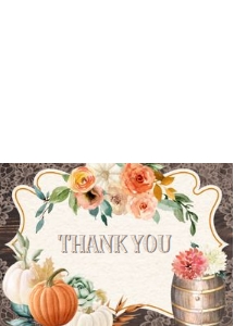 Rustic Dark Wood Thank You Card (Folded): Rustic Dark Wood Birthday Invitation (Bundle)