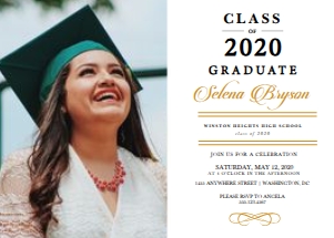Graduation Photo Invitation -4: Graduation Photo Invitation -4