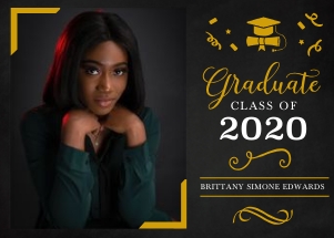 Graduation Photo Invitation -7: Graduation Photo Invitation -7
