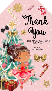 Christmas Land of Sweets Favor Tag -1: Christmas Land of Sweets Favor Tag -1