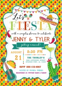 Fiesta Couples Shower Invitation -1: Fiesta Couples Shower Invitation -1