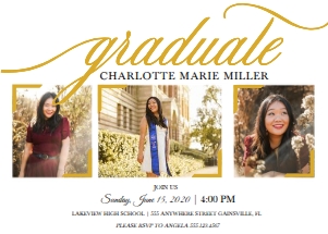 Graduation Photo Invitation -13: Graduation Photo Invitation -13