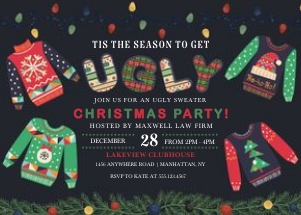 Ugly Christmas Sweater Invitation -2: Ugly Christmas Sweater Invitation -2
