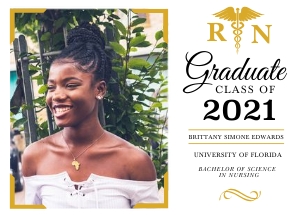 RN Graduation Photo Invitation -3: RN Graduation Photo Invitation -3