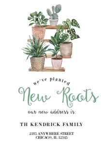 Planted New Roots Announcement -2: Planted New Roots Announcement -2