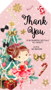 Christmas Land of Sweets Favor Tag -3: Christmas Land of Sweets Favor Tag -3
