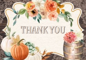 Rustic Dark Wood Thank You Card: Rustic Dark Wood Baby Shower Invitation (Bundle)