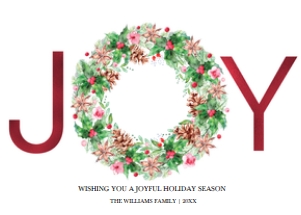 Jolly Christmas Photo Card -2: Jolly Christmas Photo Card -2