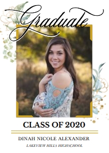 Graduation Photo Invitation -5: Graduation Photo Invitation -5