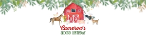 Farm Bottle Label, Water labels Printable 1st Birthday, Farm Animals, Red Boy Party design preview
