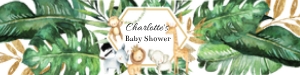 Jungle bottle labels gold design preview