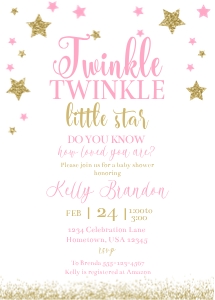 Twinkle Pink and Gold: Pink and Gold Twinkle