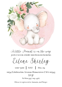Elephant Circle Invite design preview