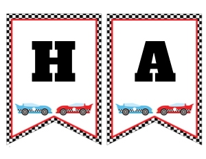 Race Car banner design preview