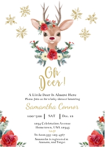 oh Deer Baby shower: Oh Deer Shower
