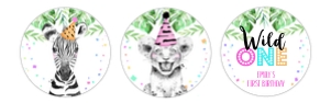 Party animal toppers design preview