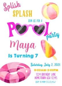 pink pool invite: pink pool invite