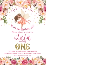 Fairy photo: Fairy photo invite