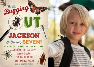 insect invite photo design preview