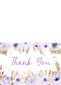 232 Purple Butterfly Baby Shower Thank You Card: 232 Purple Butterfly Baby Shower Invitation Set