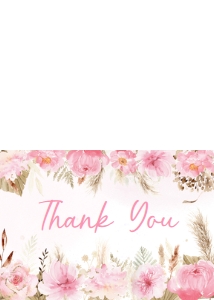 234 Pink Butterfly Baby Shower Thank You Card: 234 Pink Butterfly Baby Shower Invitation Set